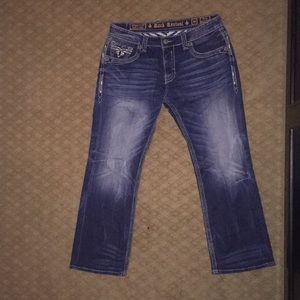 Rock Revival men’s 36 Pevey Relaxed Straight jeans